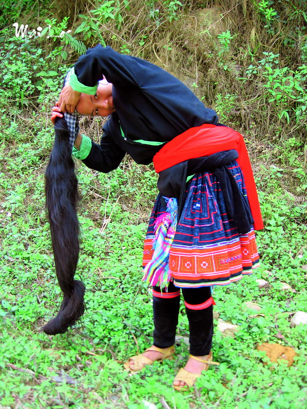 Red H'Mong lady in Lai Chau ,Vietnam