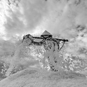 The Dancer on the salt field-Photo taken 11th-July-2014